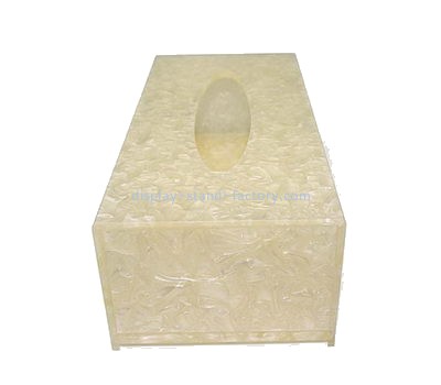 Customized acrylic box of tissues NAB-429
