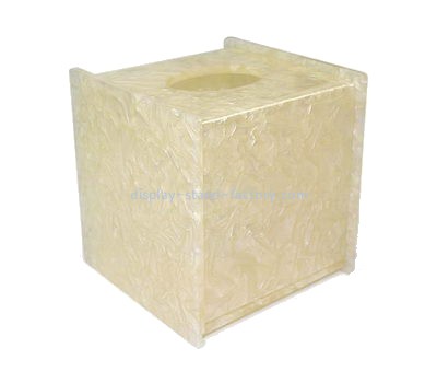 Acrylic square tissue box holder NAB-1035