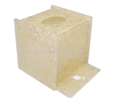 Acrylic square tissue box cover NAB-1051