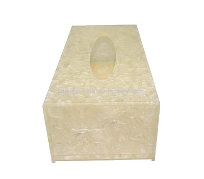 Acrylic house tissue box cover NAB-1060