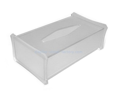 Hotel clear acrylic tissue paper box NAB-1095
