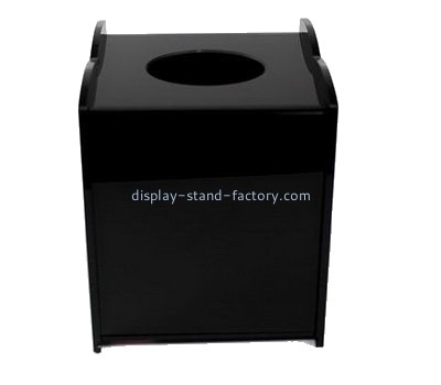 Customize black acrylic tissue box NAB-1137