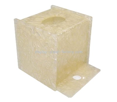 Custom hotel acrylic tissue box NAB-1415