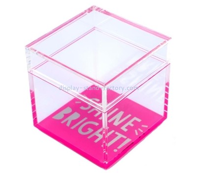 OEM supplier customized acrylic gift box with lid NAB-1426