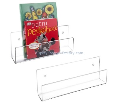 Customized wall mounted brochure display acrylic holders display plastic display stands for flyers NBD-012