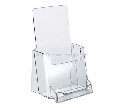 Customized acrylic flyer and business card holder perspex brochure stands literature racks for trade shows NBD-023