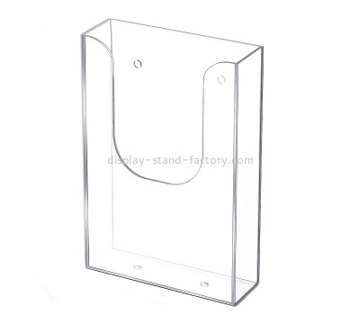 Custom acrylic wall mount pamphlet display stand holders cheap NBD-039