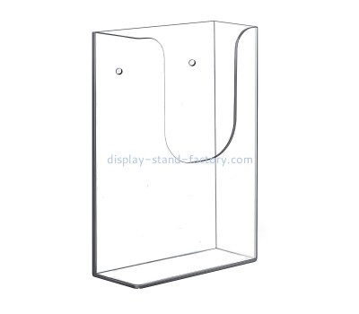 Customized acrylic wall mounted brochure holder rack stand NBD-042