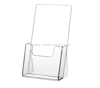 Perspex manufacturers custom clear acrylic plastic brochure display holders NBD-240