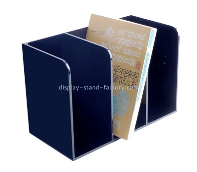 Acrylic plastic manufacturers custom acrylic file desk organizer holder NBD-446