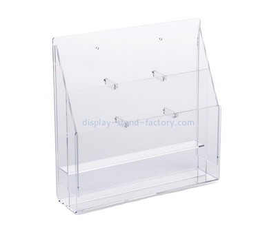 Plexiglass manufacturer custom acrylic wall mounted literature holders NBD-447