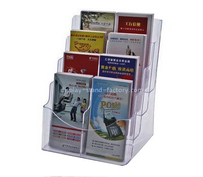 Customize clear plastic brochure holder NBD-521