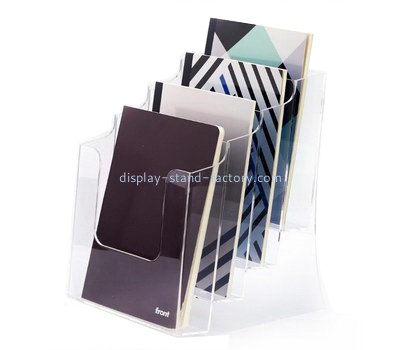 Customize acrylic literature rack holder NBD-578
