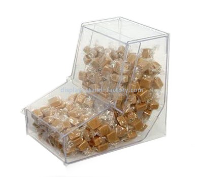 Acrylic display stand manufacturers customize acrylic candy containers vintage bread bin NFD-032