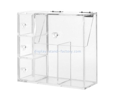 Custom clear acrylic makeup display box container NMD-028