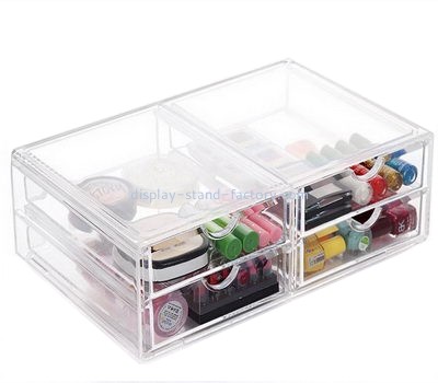 Custom clear acrylic cosmetic makeup clear drawers storage organizer NMD-046