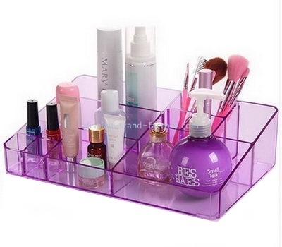 Acrylic display factory customize bathroom makeup storage tray organizer NMD-111