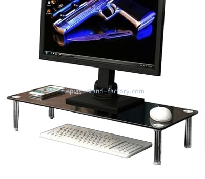 Acrylic display stand manufacturers customize computer monitor riser laptop stand for desk NDS-012