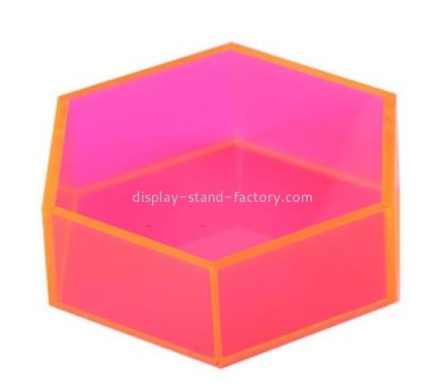 OEM supplier customized acrylic storage box plexiglass organizer NAB-1436