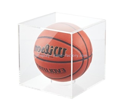 OEM supplier customized acrylic basketball showcase lucite dustproof cover NAB-1443