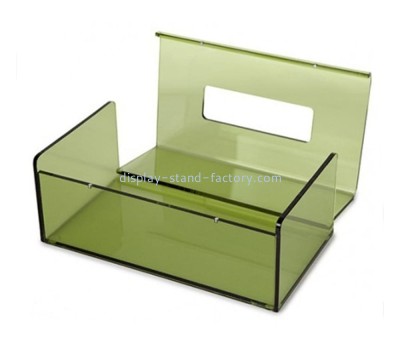 OEM supplier customized acrylic tissue paper holder plexiglass tissue paper cover NAB-1463