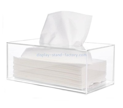OEM supplier customized acrylic tissue box plexiglass tissue paper holder NAB-1465