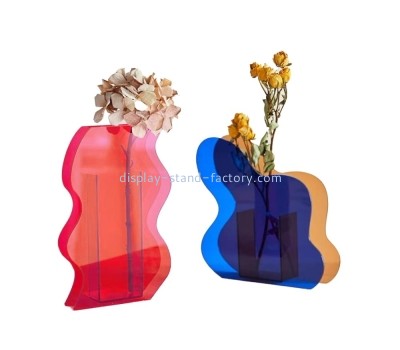 OEM supplier customized acrylic vase plexiglass vase NAB-1481