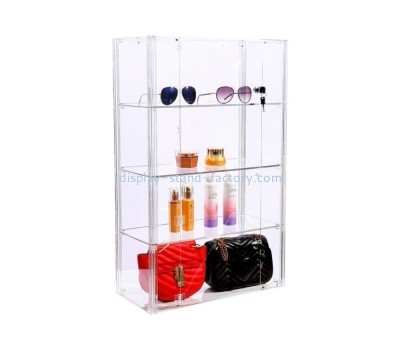 OEM supplier customized acrylic lockable show case plexiglass display case NAB-1483