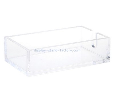 Acrylic manufacturer custom acrylic tissue box plexiglass organizer box NAB-1512