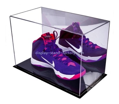 OEM supplier custom acrylic shoe box plexiglass shoe showcase NAB-1517