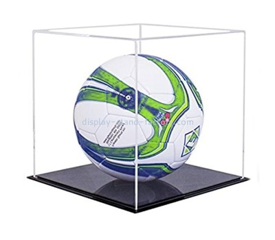 Acrylic manufacturer custom acrylic soccer ball dustproof cover plexiglass showcase NAB-1520