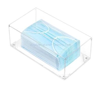 Acrylic manufacturer custom plexiglass mask box lucite mask organizer NAB-1530
