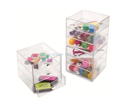 OEM supplier custom acrylic organiser plexiglass tabletop drawer box NAB-1536