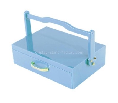 Plexiglass manufacturer custom acrylic gift box perspex drawer box with handle NAB-1540