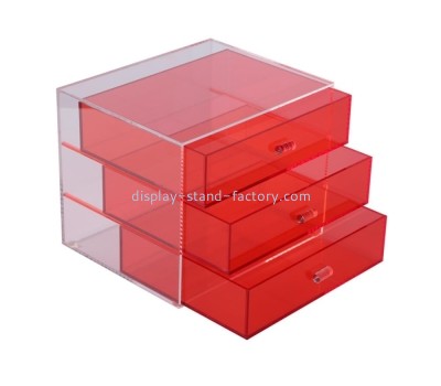 Acrylic manufacturer custom plexiglass organizer perspex storage box NAB-1545