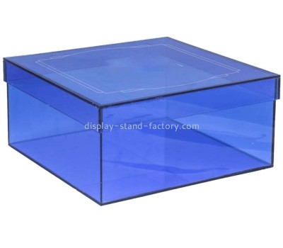 Acrylic supplier custom plexiglass storage box perspex box NAB-1553