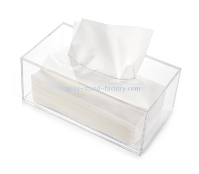 Lucite manufacturer custom acrylic tissue box plexiglass tissue paper holder NAB-1590