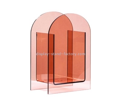 Acrylic supplier custom plexiglass vase perspex vase NAB-1587
