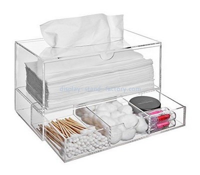 Acrylic manufacturer custom acrylic tissue box plexiglass organizer box NAB-1594