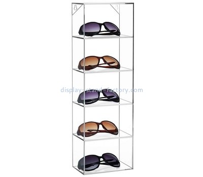 Plexiglass supplier custom acrylic sunglasses display case lucite eyeglasses showcase NAB-1597