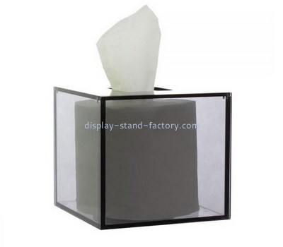 Acrylic manufacturer custom plexiglass tissue paper box lucite tissue box NAB-1602