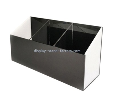 Acrylic supplier custom plexiglass storage box perspex organizer box NAB-1603