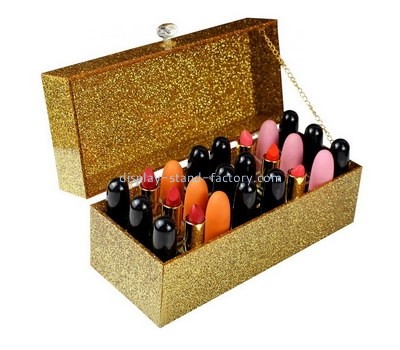 Plexiglass supplier custom acrylic makeup organizer box perspex cosmetic storage box NAB-1605