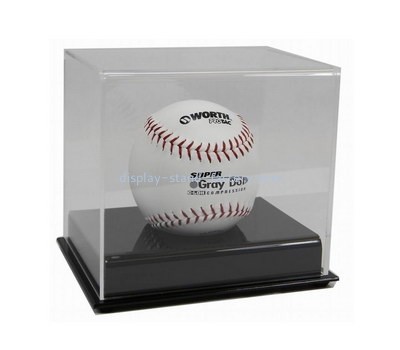 Lucite manufacturer custom acrylic baseball show case plexiglass baseball display box NAB-1608