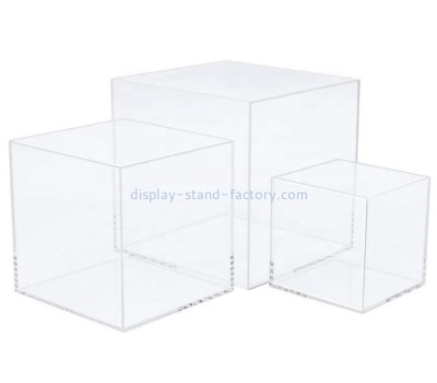 Plexiglass manufacturer custom acrylic box lucite storage box NAB-1611
