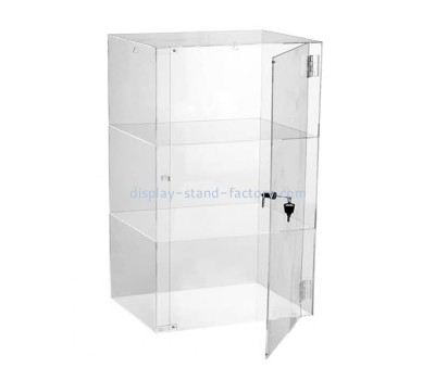 Lucite supplier custom acrylic lockable cabinet plexiglass display cabinet NAB-1632