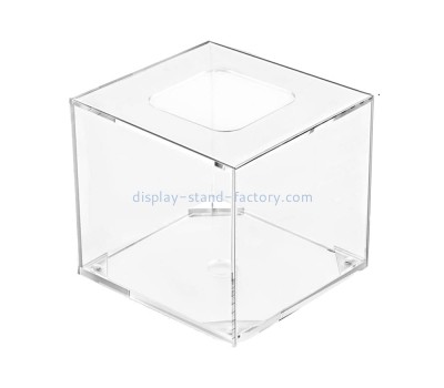 Plexiglass manufacturer custom acrylic tissue box lucite tissue paper box NAB-1636