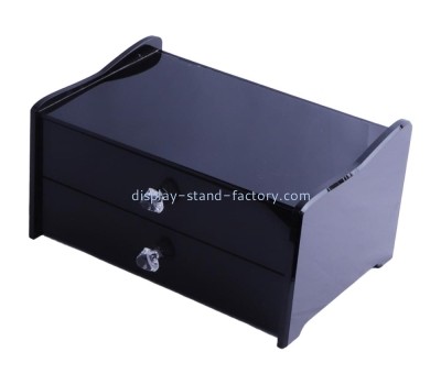 Plexiglass supplier custom acrylic hotel supply drawer box NAB-1645