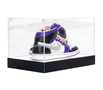 Perspex manufacturer custom acrylic shoe display case plexiglass dust proof box NAB-1648