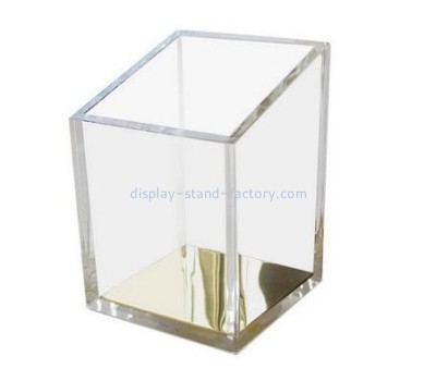 Acrylic supplier custom plexiglass pen holder box NAB-1651